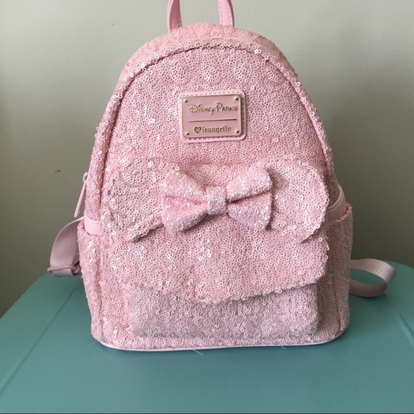 millennial pink loungefly backpack
